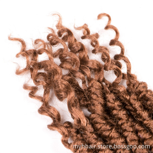 Spiral Twisted Braid Ombre 14 Inch 12 Strands/Piece Twist Crochet Braids Hair Extensions Curly End Synthetic hair
